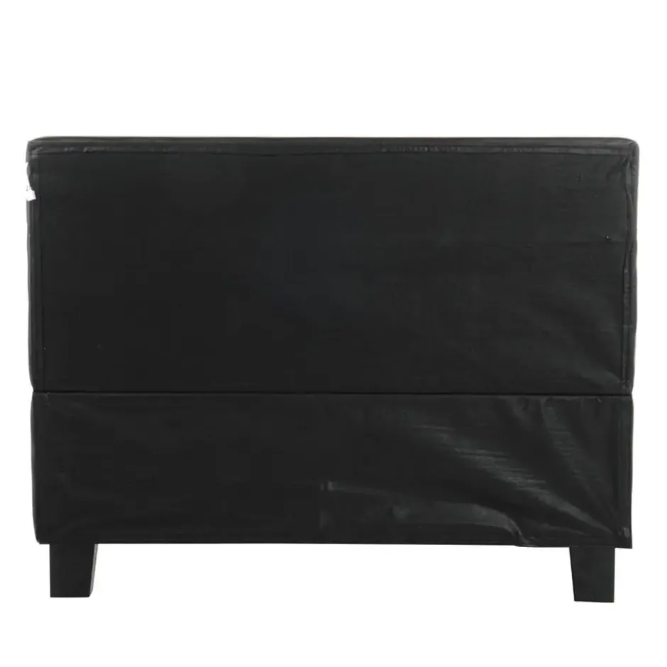 HOME DELUXE LED bed ASTRO zwart 90 x 200 cm