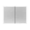 HOME DELUXE LED spiegelkast EVE zwart 100 x 80 cm