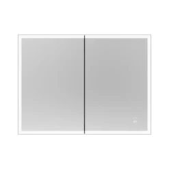 HOME DELUXE LED spiegelkast EVE zwart 100 x 80 cm
