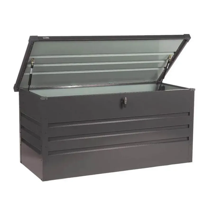 HOME DELUXE - Metalen opbergbox MEGABOX XL - 126 x 56 cm 400l antraciet