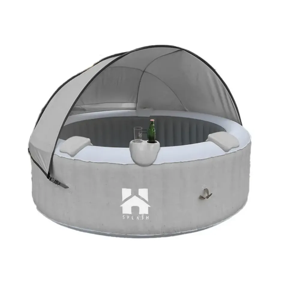 HOME DELUXE Opblaasbare Whirlpool Splash Beton 4 st.