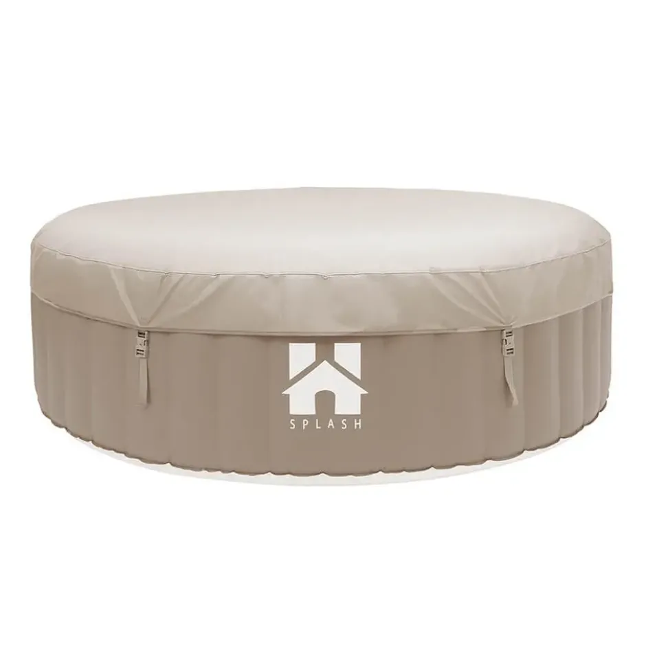 HOME DELUXE Opblaasbare Whirlpool Splash Beige 4 st.