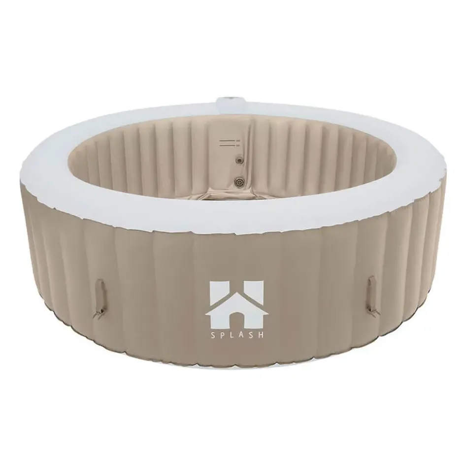 HOME DELUXE Opblaasbare Whirlpool Splash Beige 4 st.