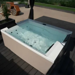 HOME DELUXE Outdoor whirlpool NIMBUS DELUXE PURE – zonder trap en thermodeksel