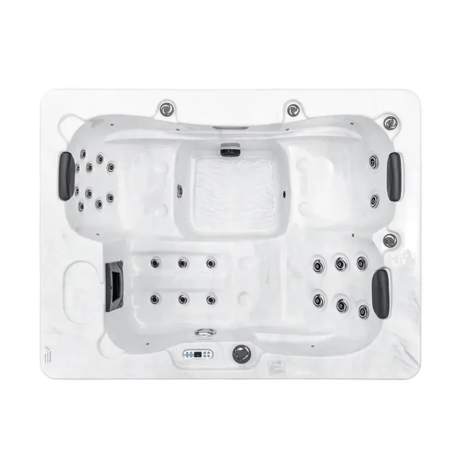 HOME DELUXE Outdoor Whirlpool WHITE MARBLE PURE