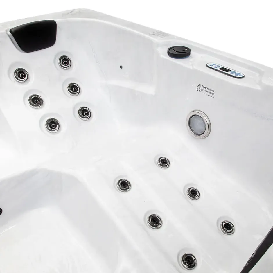 HOME DELUXE Outdoor Whirlpool WHITE MARBLE PURE