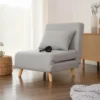 HOME DELUXE Slaapstoel SNOOZE - Grijs 79 x 28 x 132 cm