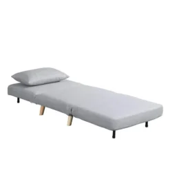 HOME DELUXE Slaapstoel SNOOZE - Beige 79 x 28 x 132 cm