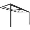 HOME DELUXE SOLIS DELUXE terrasoverkapping grijs 390 x 295 x 233 / 272 cm