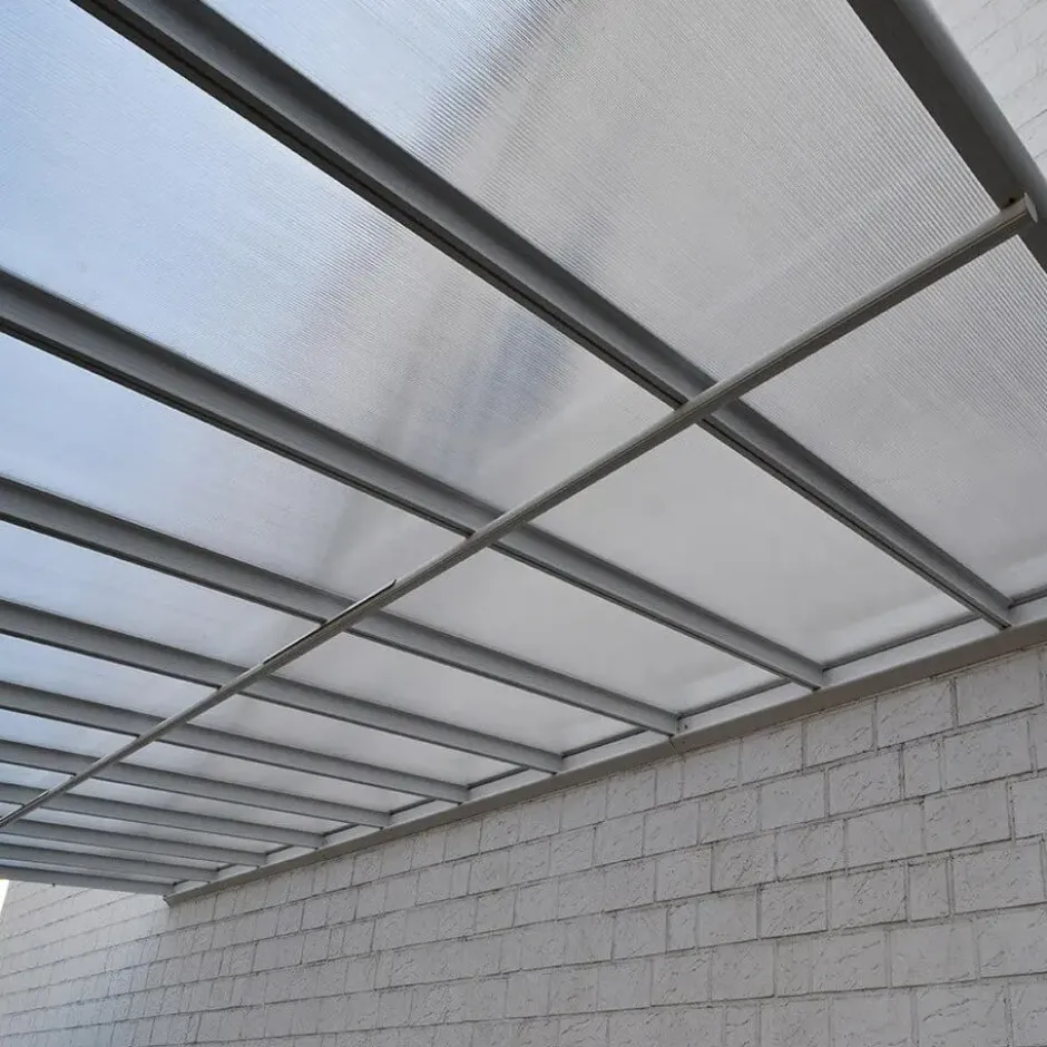 HOME DELUXE terrasoverkapping SOLIS wit 496 / 503 x 300 / 303 x 278 / 226 cm