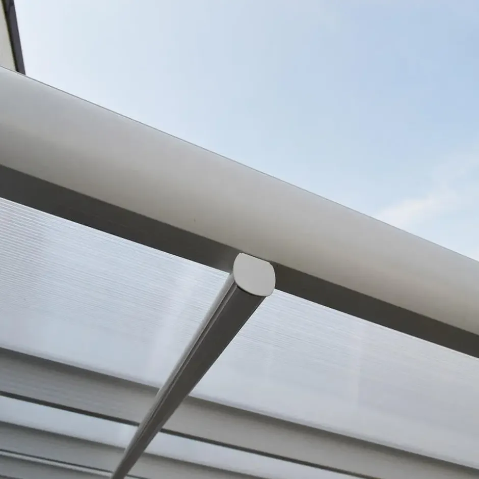 HOME DELUXE terrasoverkapping SOLIS wit 496 / 503 x 300 / 303 x 278 / 226 cm