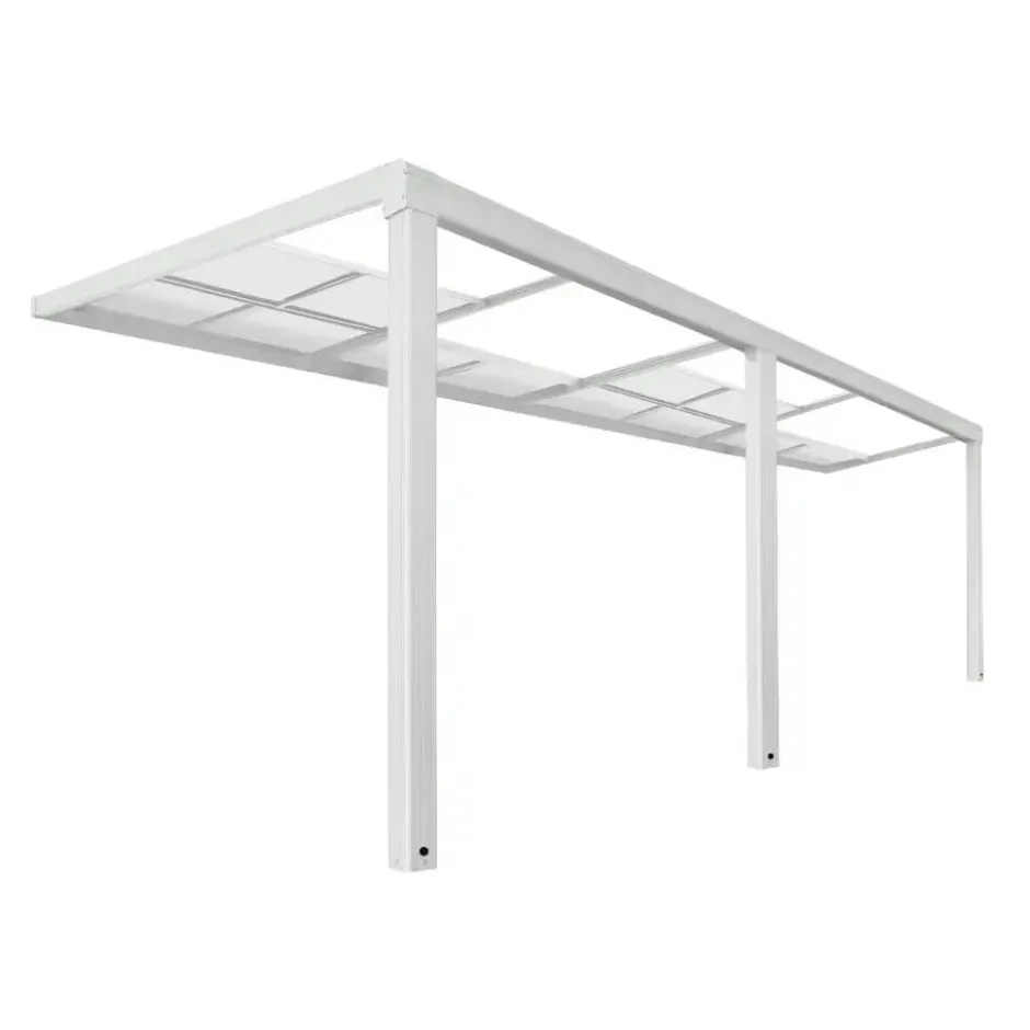 HOME DELUXE terrasoverkapping SOLIS DELUXE wit 579 x 295 x 233 / 272 cm