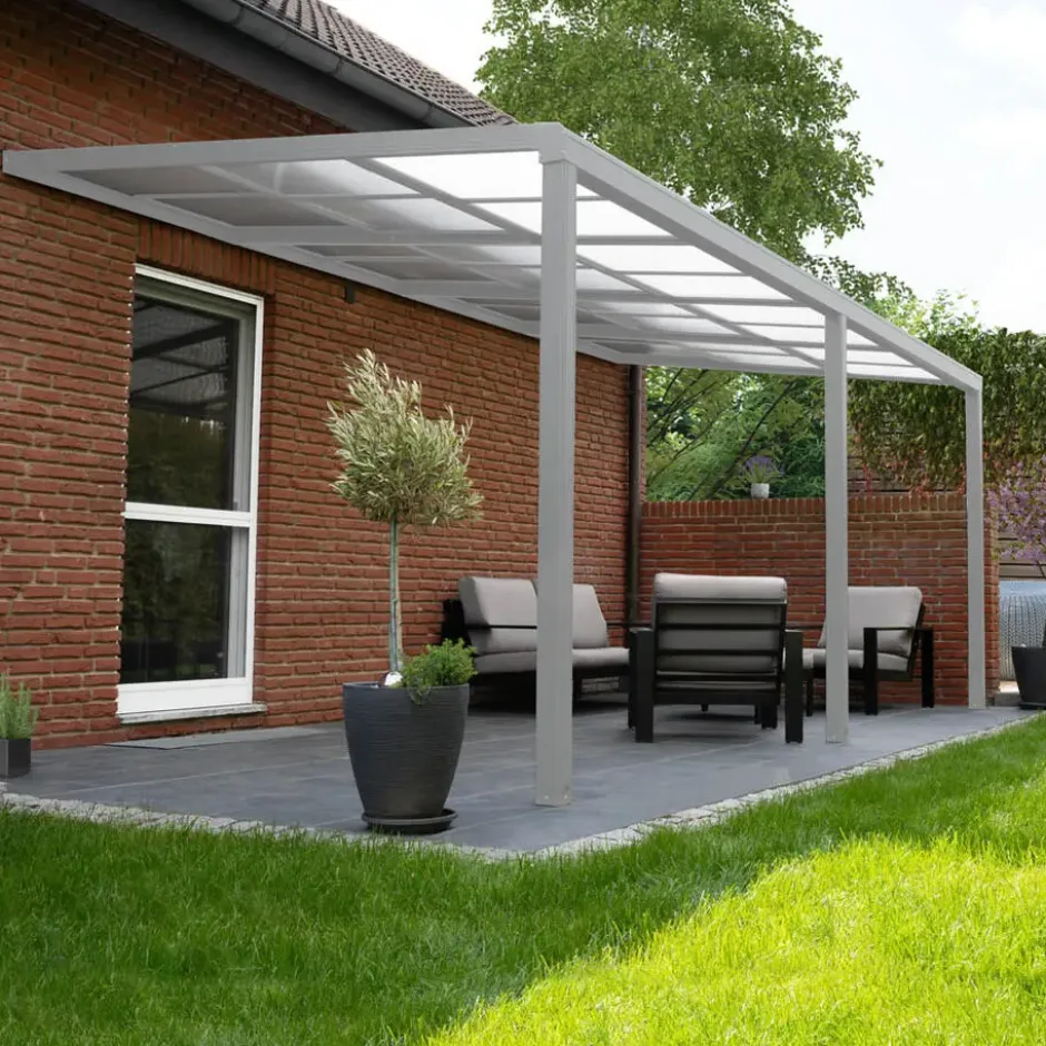 HOME DELUXE terrasoverkapping SOLIS DELUXE wit 579 x 295 x 233 / 272 cm