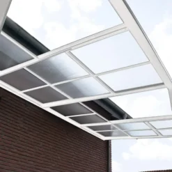 HOME DELUXE terrasoverkapping SOLIS DELUXE wit 579 x 295 x 233 / 272 cm