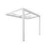 HOME DELUXE terrasoverkapping SOLIS DELUXE wit 290 x 295 x 233 / 272 cm