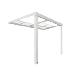 HOME DELUXE terrasoverkapping SOLIS DELUXE wit 290 x 295 x 233 / 272 cm