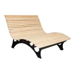 HOME DELUXE wave houten ligstoel TAIGA - 150 cm