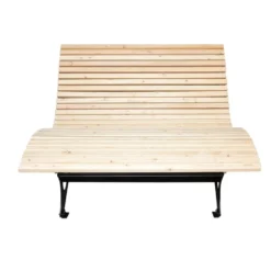 HOME DELUXE wave houten ligstoel TAIGA - 150 cm