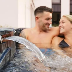 HOME DELUXE Whirlpool buiten ZWART MARBLE Puur