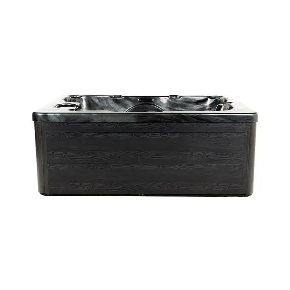 HOME DELUXE Whirlpool buiten ZWART MARBLE Puur