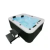 HOME DELUXE WHITE MARBLE buitenwhirlpool met opstap en thermische afdekking