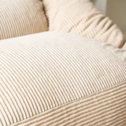 HOME DELUXE zitzak COSY beige inclusief krukje