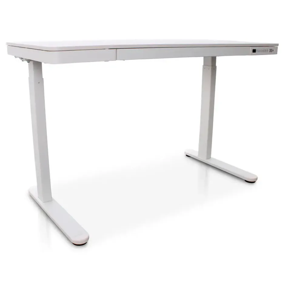 Home Office - Elektrisch verstelbaar zit-sta bureau - Wit - 120 x 60
