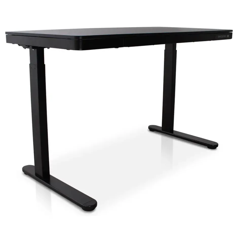 Home Office - Zwart - 120 x 60 - Zit-sta bureau elektrisch verstelbaar