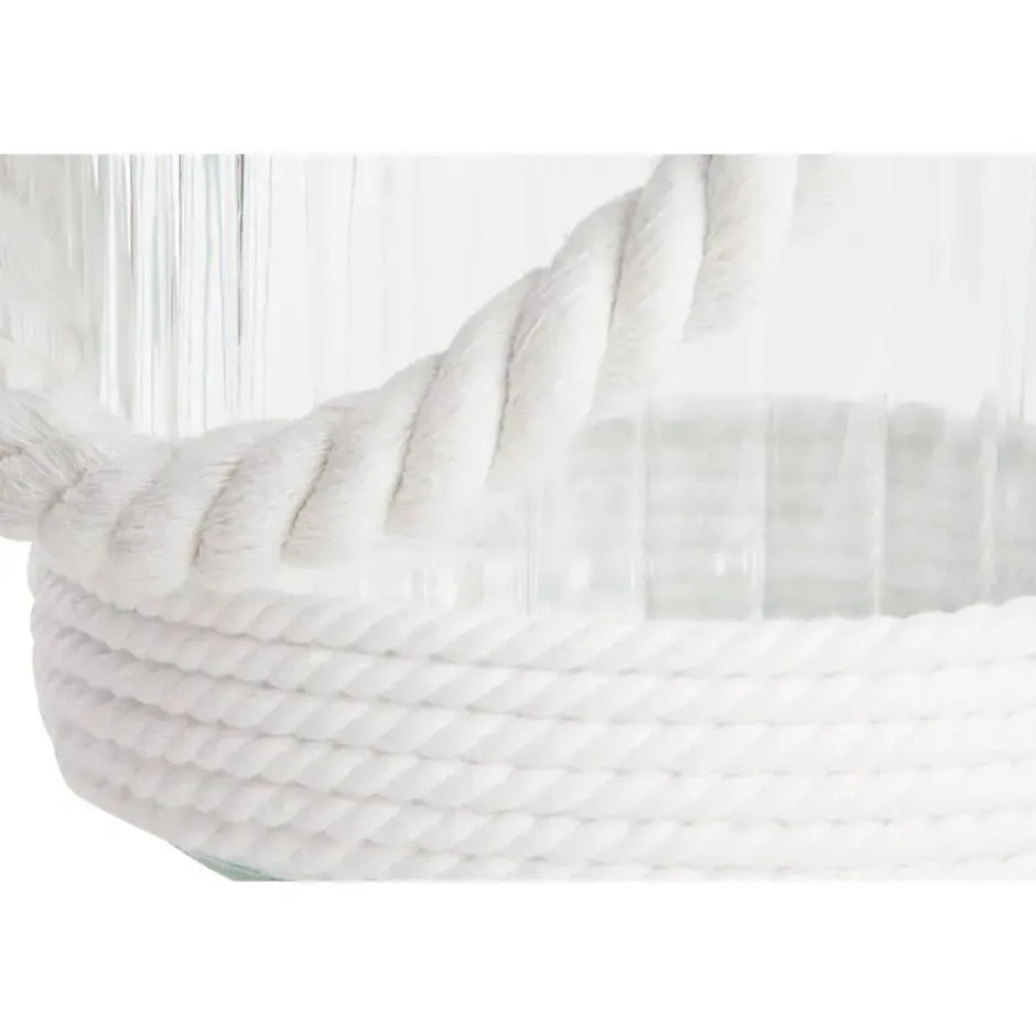 Home & Styling Kaarsen houder - windlicht - wit - 18 cm