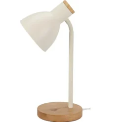 Home & Styling Tafellamp/bureaulampje Design Light - wit - H36 cm