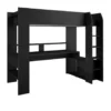 Hoogslaper Justin met LED - zwart - 90x200 cm