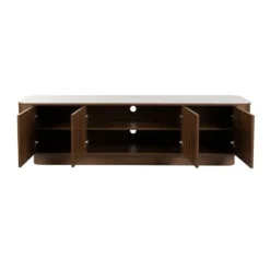 Housecraft Almira Dressoir Hoog 180 cm Hout/ Marmerlook Walnootkleur - Bruin