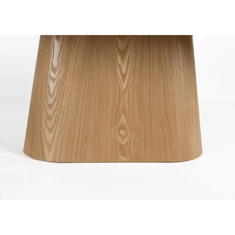 Housecraft Almira Eettafel Ovaal 200 cm Hout Wit/ Bruin