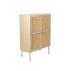 Housecraft Amaya Kast Laag 2 deurs Rotan - Beige