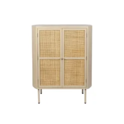 Housecraft Amaya Kast Laag 2 deurs Rotan - Beige