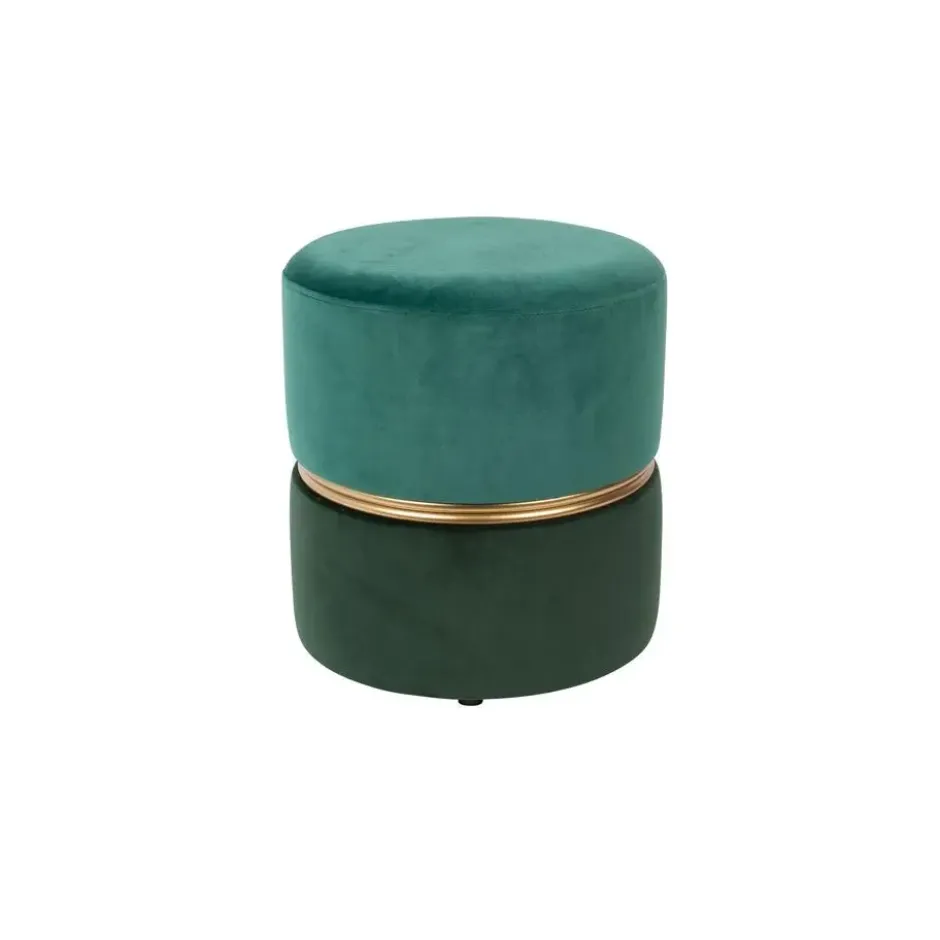 Housecraft Bubbly Poef Forest/ Groen
