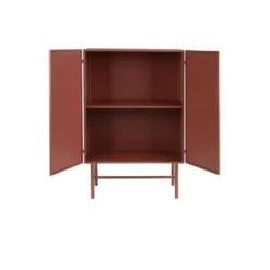 Housecraft Davis Kast Metaal Bruin/ Rood