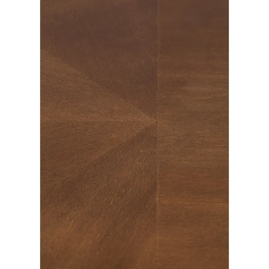 Housecraft Denise Eettafel Ovaal 180x90 cm Hout Bruin/ Goud