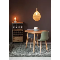 Housecraft Edgar Wijnkast/ Drankkast/ Barkast Hout Bruin