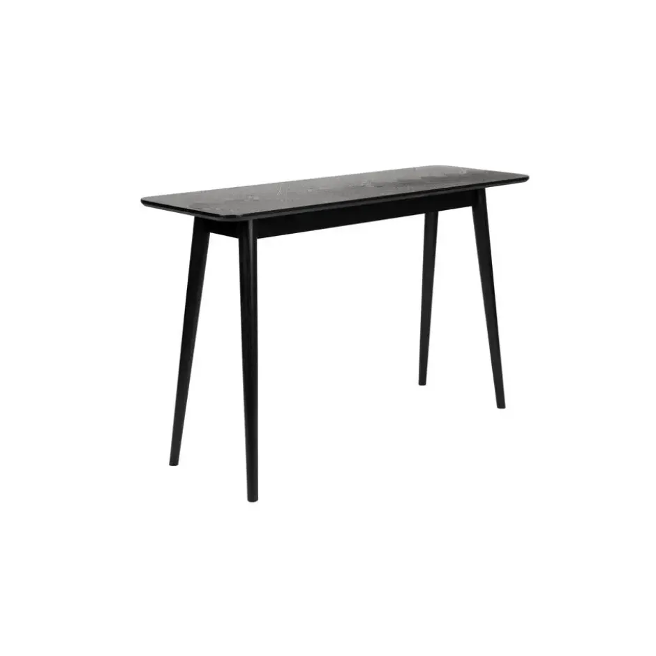 Housecraft Fabio Consoletafel/ Wandtafel 120x40 cm Hout Zwart