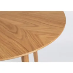 Housecraft Fabio Eettafel Rond 100 cm Hout Naturel