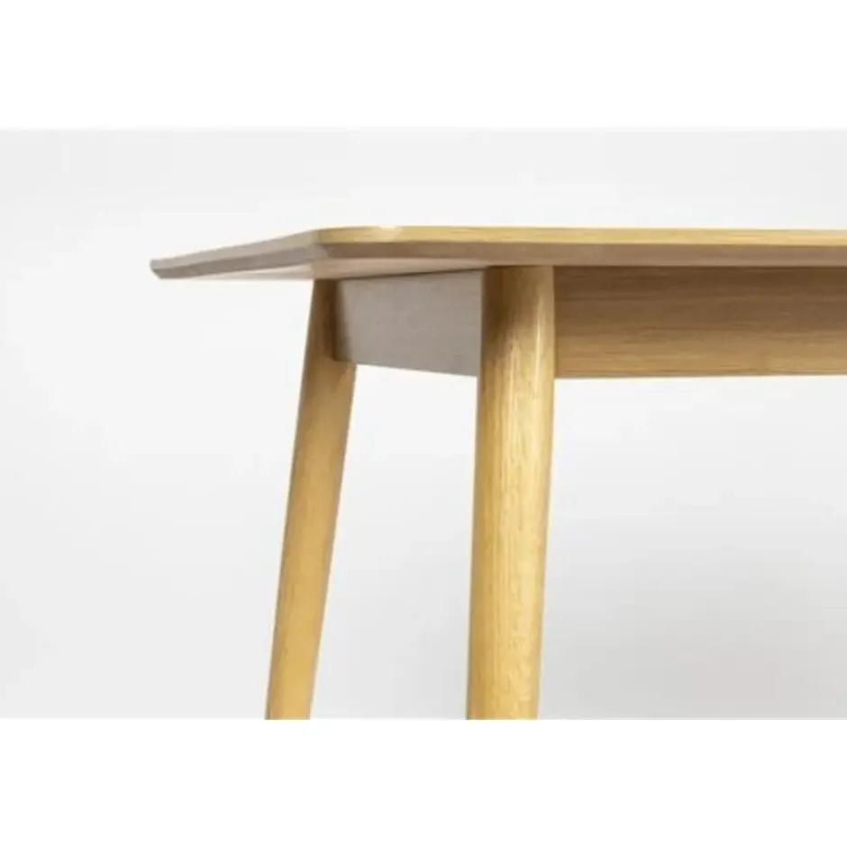 Housecraft Fabio Eettafel Visgraat Hout 160x80 cm Naturel