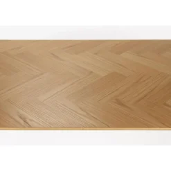 Housecraft Fabio Eettafel Visgraat Hout 160x80 cm Naturel