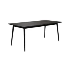 Housecraft Fabio Eettafel Visgraat Hout 160x80 cm Zwart