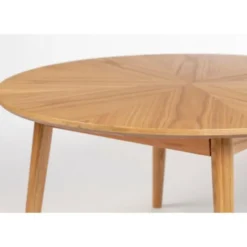 Housecraft Fabio Salontafel Rond 80 cm Hout Naturel