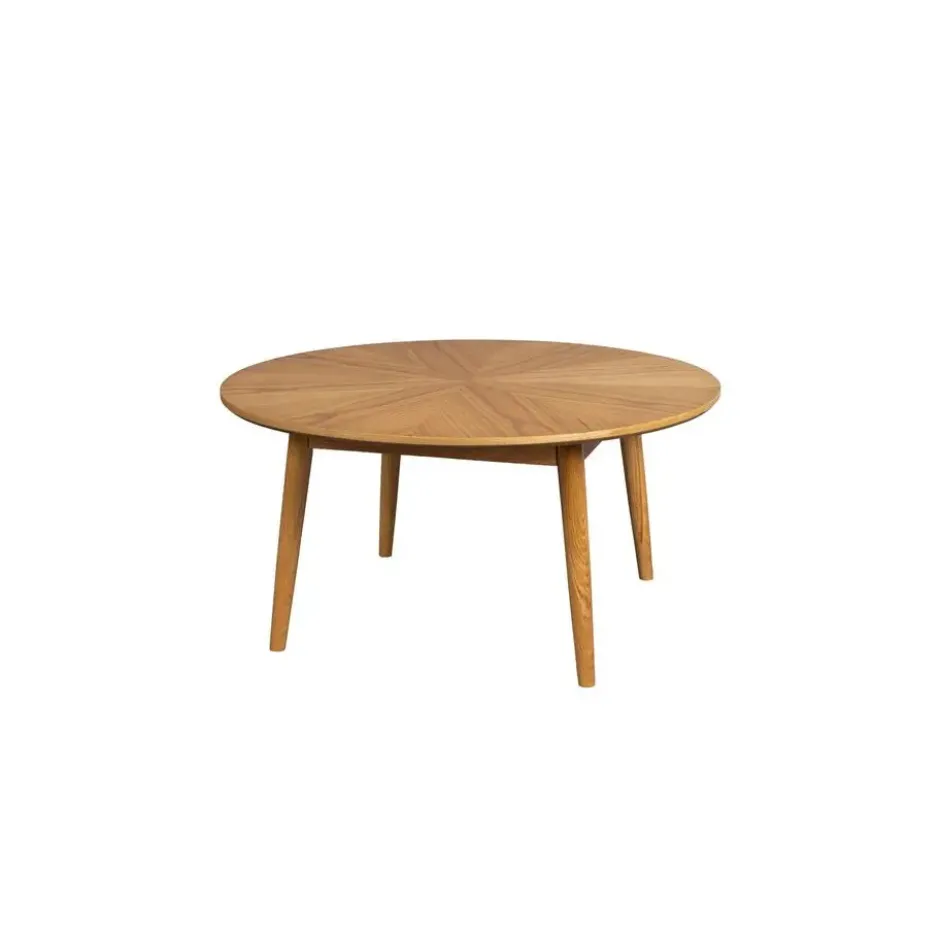 Housecraft Fabio Salontafel Rond 80 cm Hout Naturel