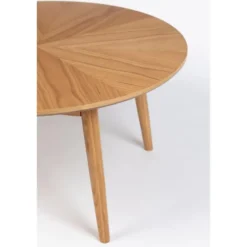 Housecraft Fabio Salontafel Rond 80 cm Hout Naturel