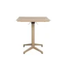 Housecraft George Bistrotafel/ Tuintafel/ Balkontafel Inklapbaar 70x70 cm Beige