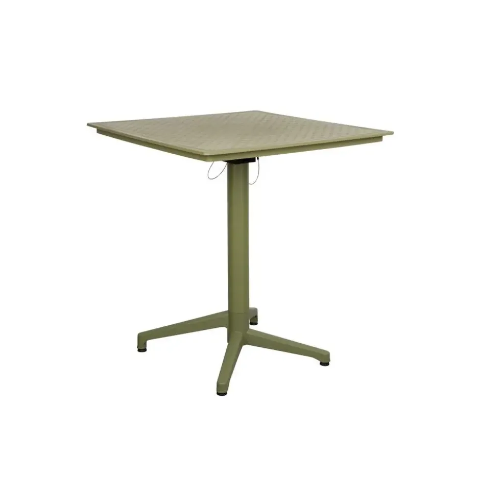 Housecraft George Bistrotafel/ Tuintafel/ Balkontafel Inklapbaar 70x70 cm Groen