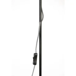 Housecraft Landon Vloerlamp/ Staande Leeslamp Zwart